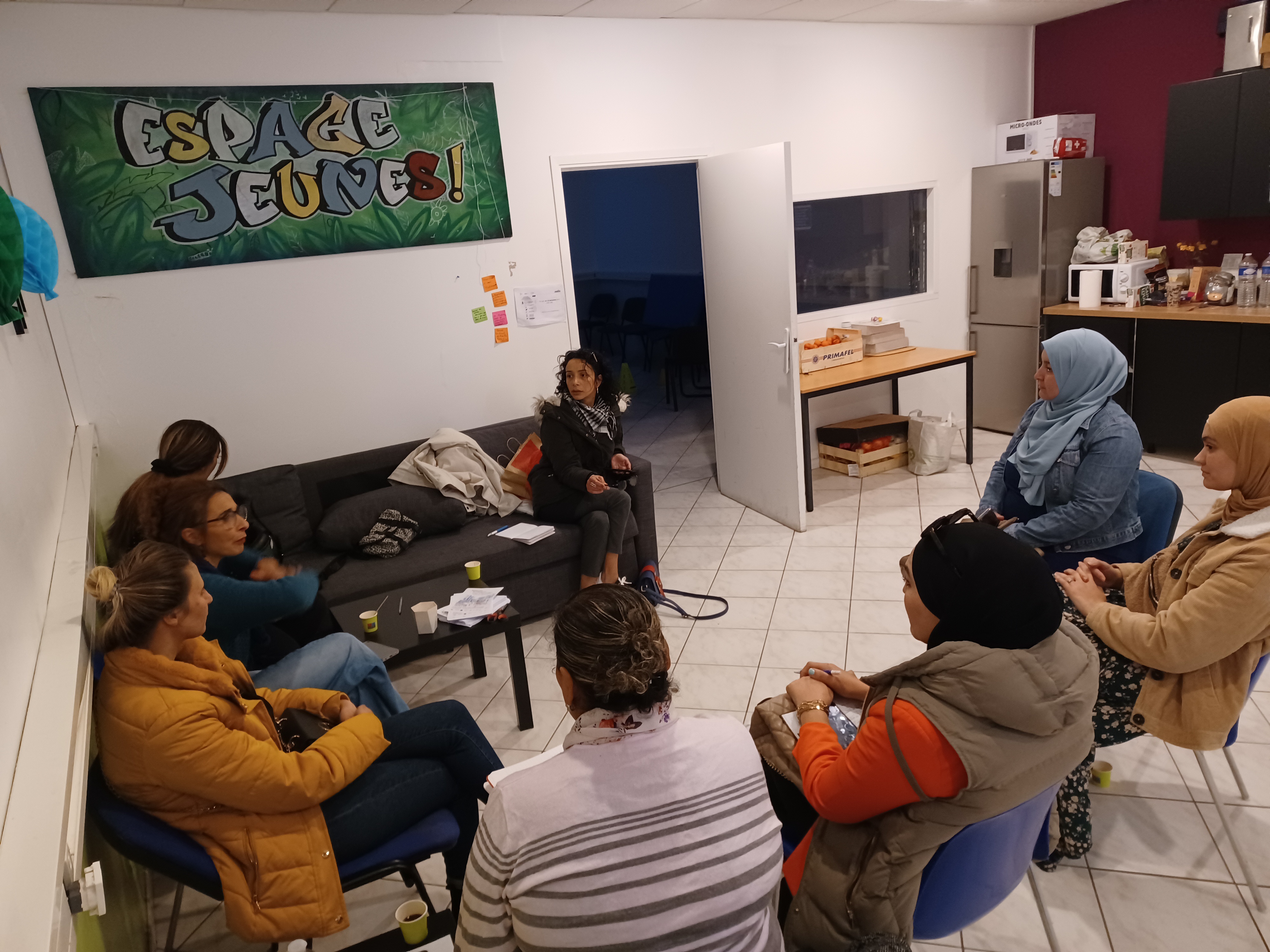 Réunion des membres de l'Université Populaire des Parents de Marseille 