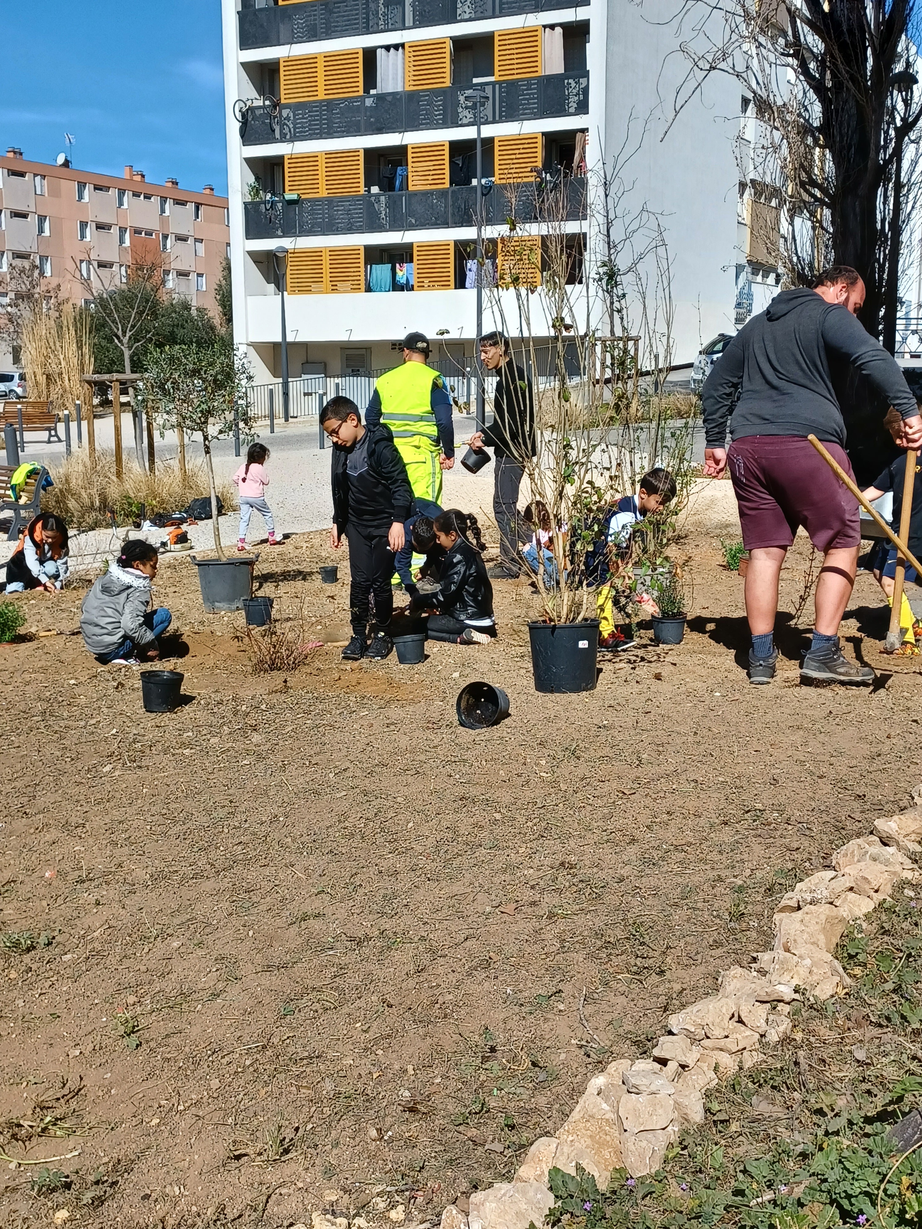 Café citoyens à l'occasion du projet espace vert au quartier des Pins